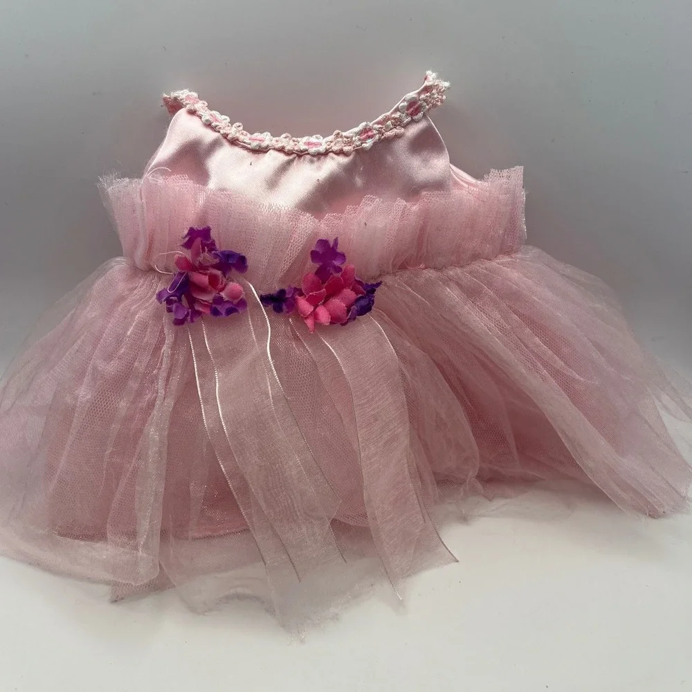 Build-A-Bear Clothing Lot 2 Dresses 1 Skirt Tulle Sequins Party Dress